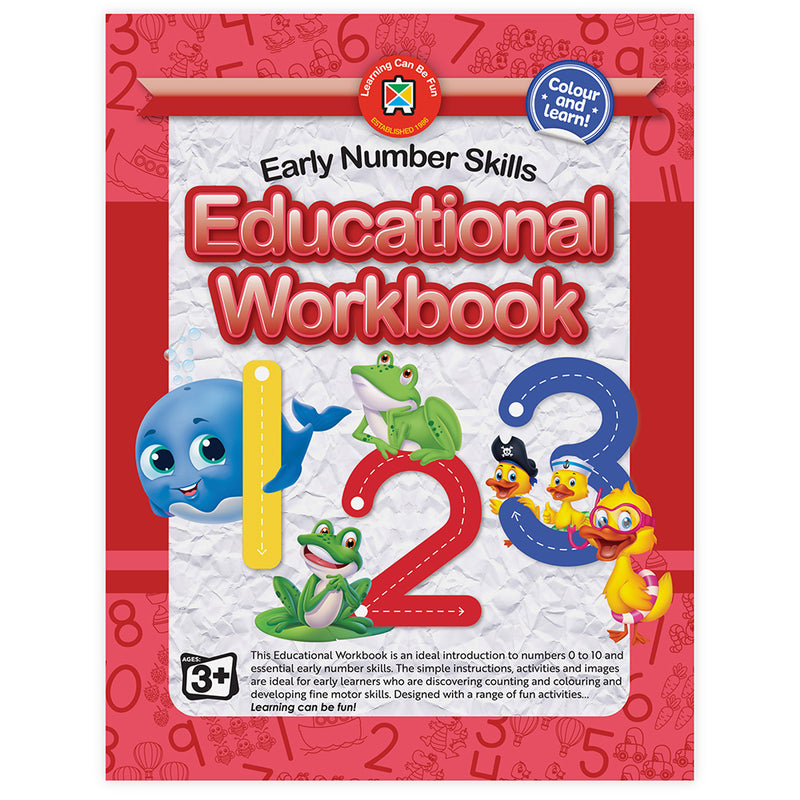 Learning Can Be Fun Educational Workbook Early Number Skills