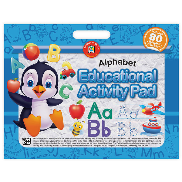 Learning Can Be Fun Educational Activity Pad Alphabet