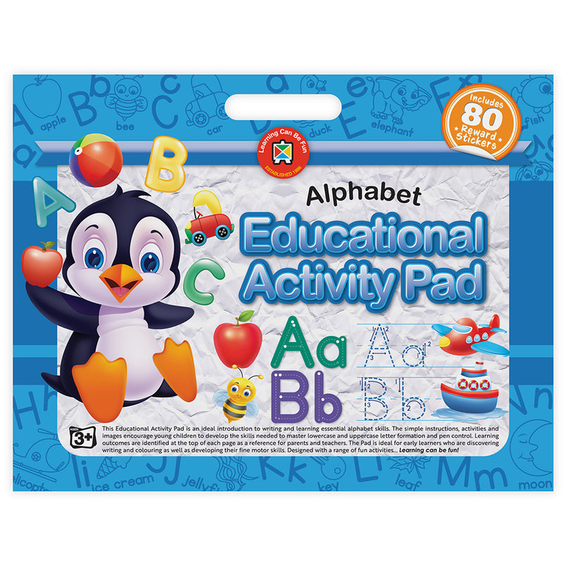 Learning Can Be Fun Educational Activity Pad Alphabet