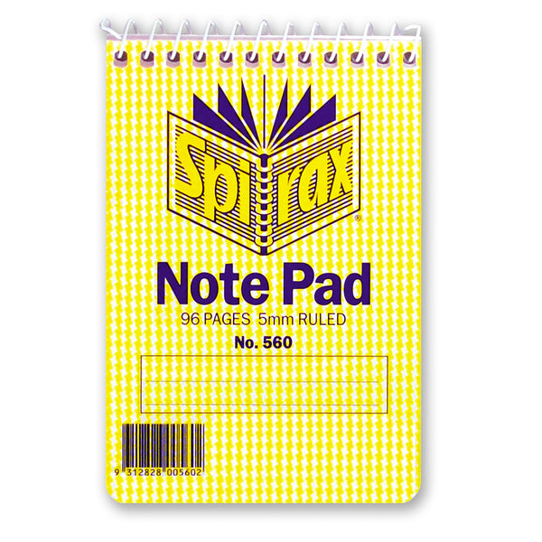 spirax 560 notebook 112x77mm 96 page t/o - pack of 40