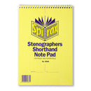 spirax 566a notebook stenographers 225x152mm 200 page t/o - pack of 10