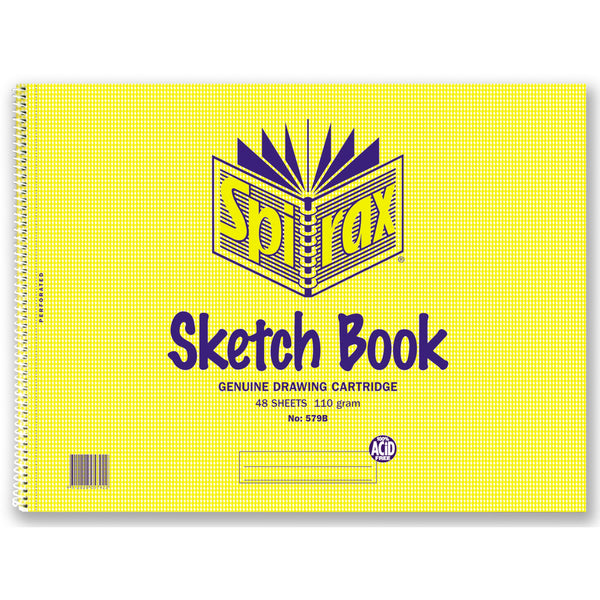 spirax 532 sketch book a2 422x594mm 20 leaf/40 page - pack of 5