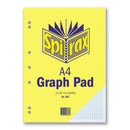 spirax 801 graph pad 1mm a4 25 leaf - pack of 10