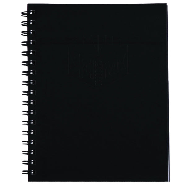 spirax 511 hard cover book 225x175mm 200 page - pack of 5#Colour_BLACK