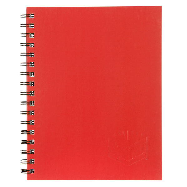 spirax 511 hard cover book s/o - pack of 5#Colour_RED