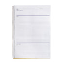 spirax 705 meeting book a4 140 page - pack of 5