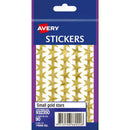 avery label stars small 90 pack