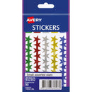 avery label stars small 90 pack