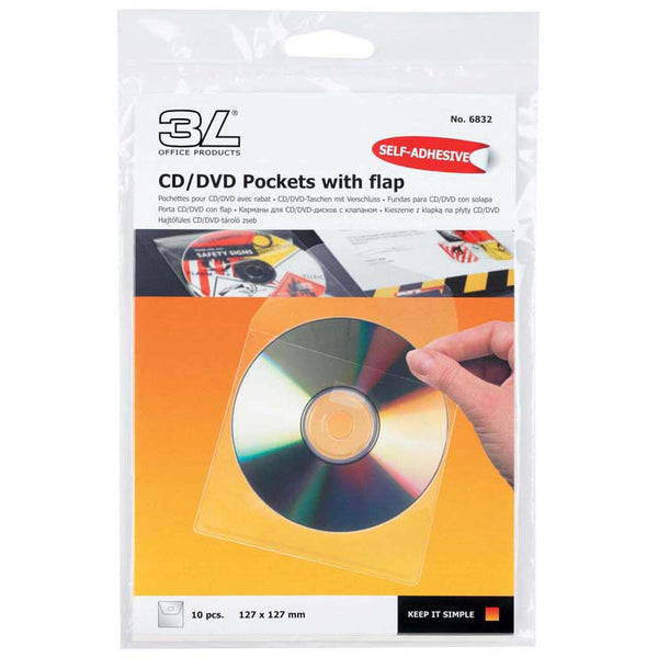 3l pocket cd-rom 10 pack 6832-10