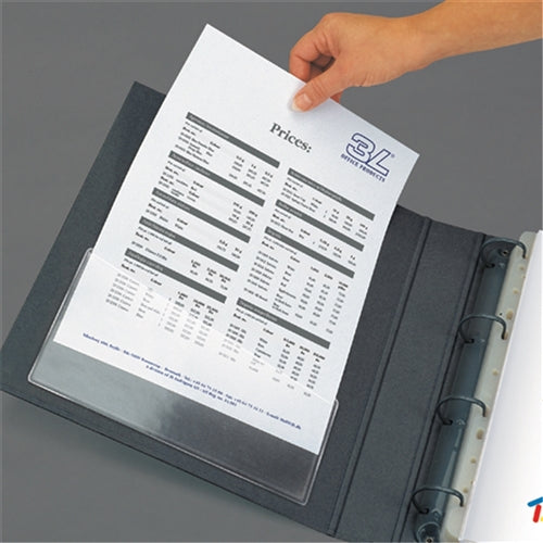 3l filing packets a4 217x130mm 5 pack