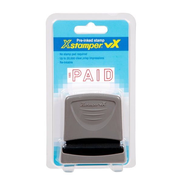 xstamper vx-b 1005 paid#colour_RED