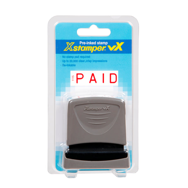 xstamper vx-b 1115 paid red