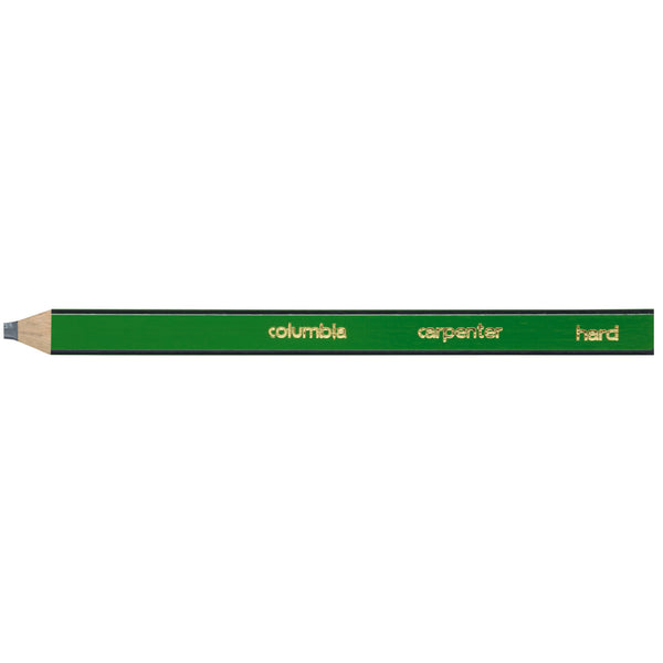 columbia carpenter lead pencil green hard box of 100