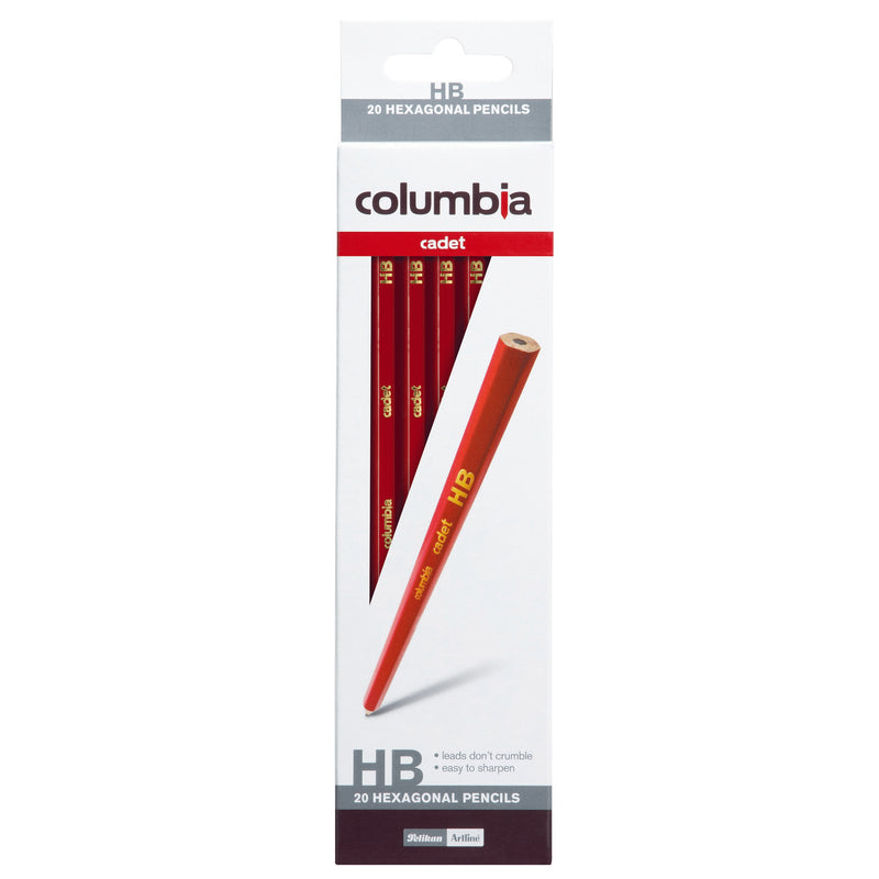 columbia cadet lead pencil hexagonal hb