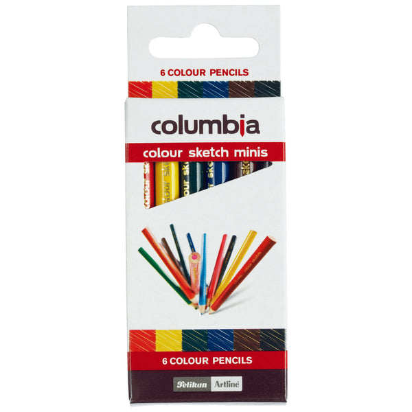 columbia coloursketch colour pencil round half length#Pack Size_PACK OF 6