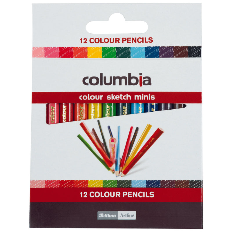 columbia coloursketch colour pencil round half length