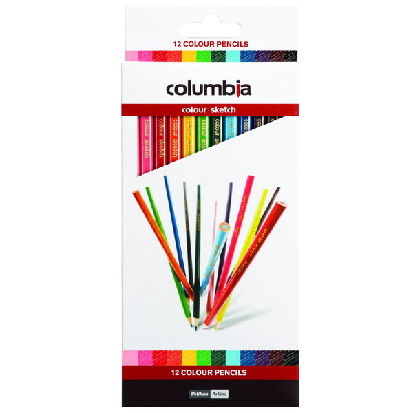 columbia coloursketch colour pencil round pack of 12