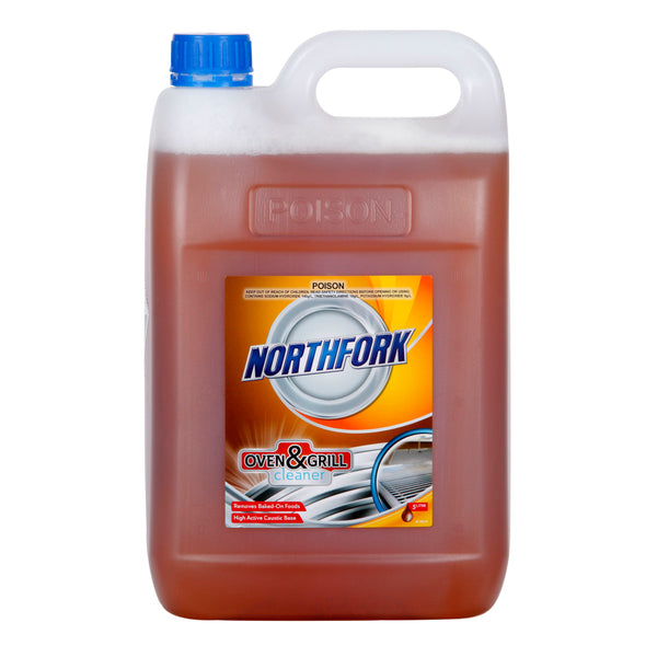 northfork oven and grill cleaner 5 litre - pack of 3