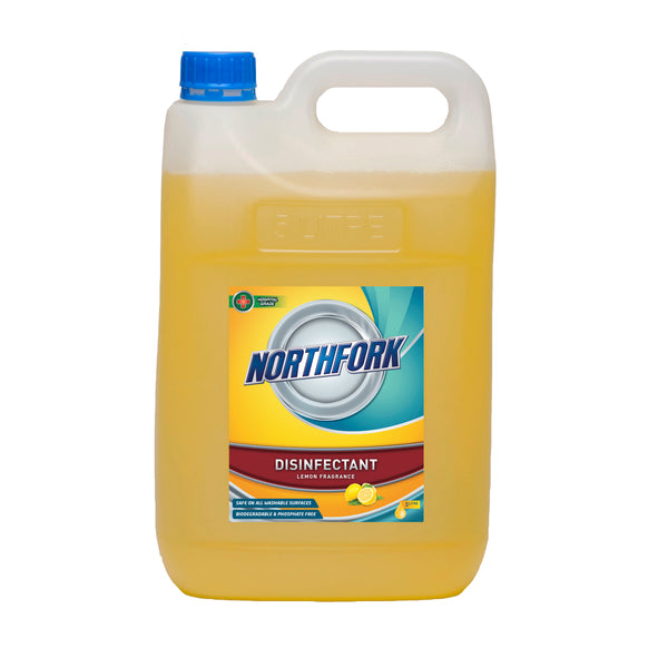 northfork lemon disinfectant - hospital grade 5 litre - pack of 3