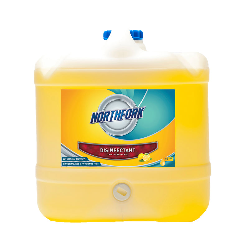 northfork lemon disinfectant 15 litre - pack of 3