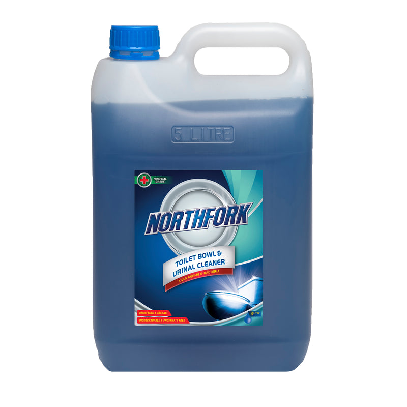 northfork toilet bowl and urinal cleaner 5 litre - pack of 3