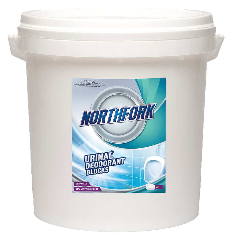 northfork urinal deodorant blocks 4kg - pack of 4