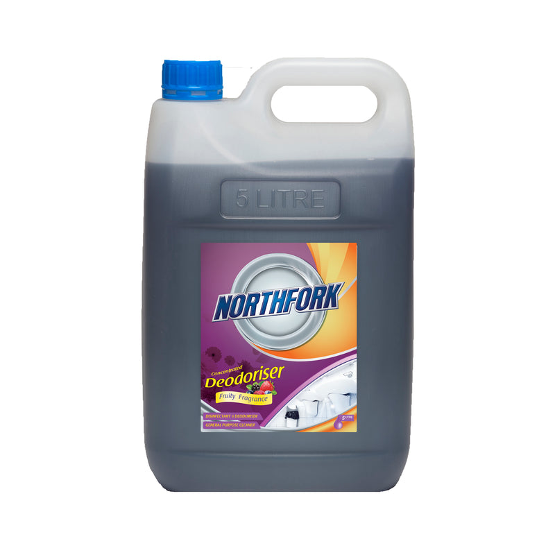 northfork concentrated deodoriser fruity fragrance 5 litre - pack of 3
