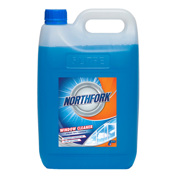 northfork window and glass cleaner 5 litre - pack of 3