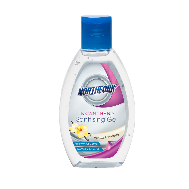 northfork instant hand sanitising gel 70ml - pack of 24