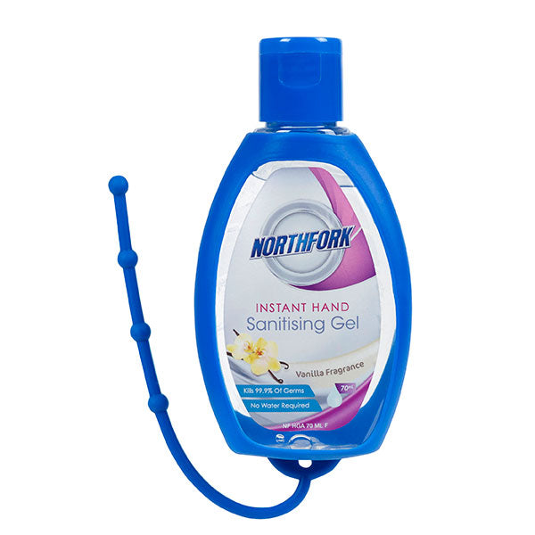 northfork hand sanitising gel 70ml with silicone case