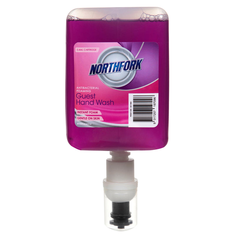 northfork foaming hand wash guest 0.4ml - pack of 6