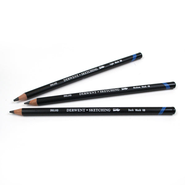 Derwent Water Soluble Sketching Pencils#Size_4B