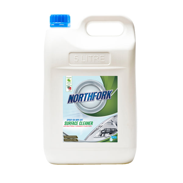 northfork geca spray on wipe off surface cleaner 5 litre - pack of 3
