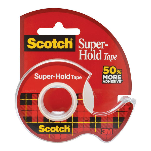 scotch super-hold tape 198 19mmx16.5m roll