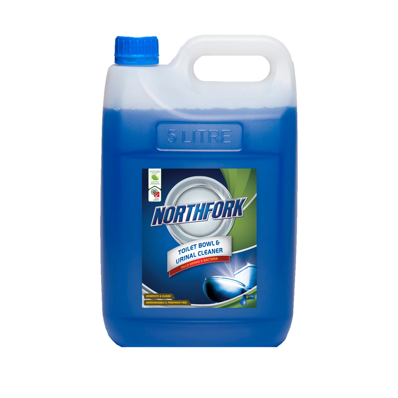 northfork geca toilet bowl and urinal cleaner 5 litre - pack of 3