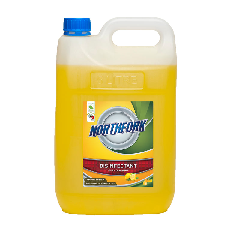 northfork geca lemon disinfectant 5 litre - pack of 3