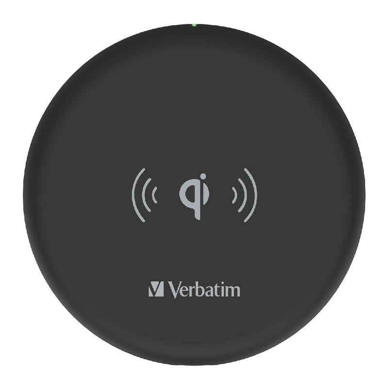 verbatim essentials wireless charger 10w black