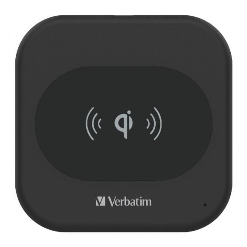 verbatim essentials wireless charger 15w black