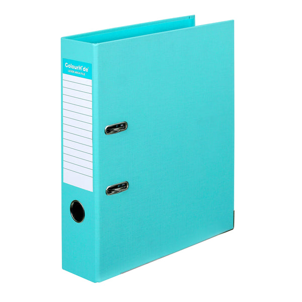 colourhide lever arch file pe a4 - pack of 12#Colour_AQUA