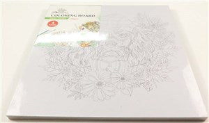paper colouring board 100gsm 4 pack