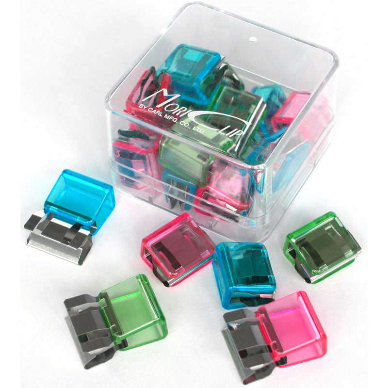 carl mori clip clip paper mc53a medium assorted colours box of 18