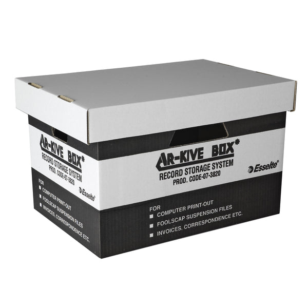esselte archive box archive box black/white - pack of 10