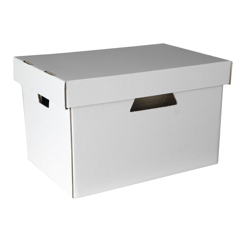 esselte archive storage box & lid - pack of 5