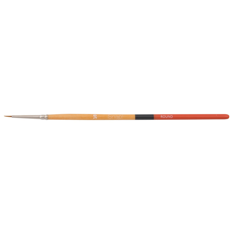 Princeton Snap! Series 9650 Brush Short Handle Gold Taklon Round