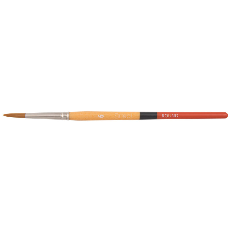 Princeton Snap! Series 9650 Brush Short Handle Gold Taklon Round