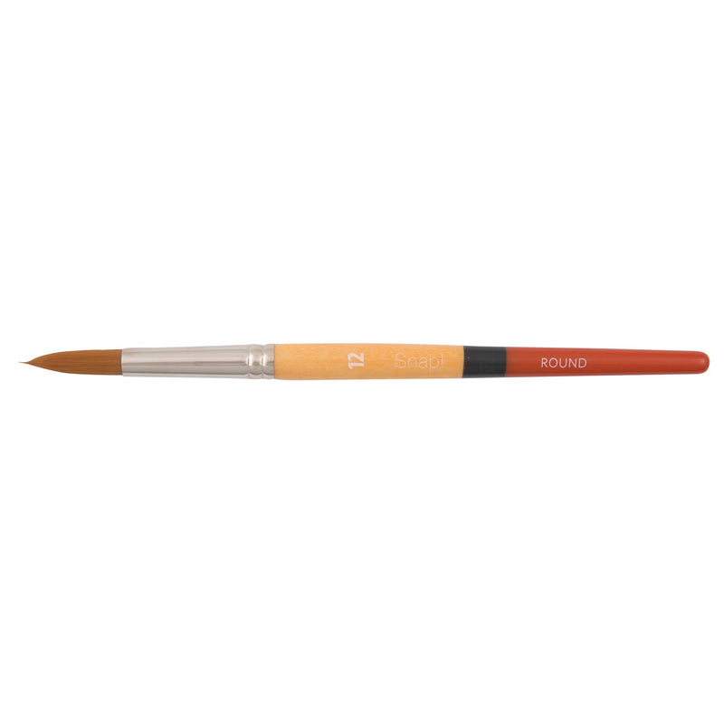 Princeton Snap! Series 9650 Brush Short Handle Gold Taklon Round