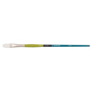 Princeton Snap! Series 9800 Art Brush Long Handle White Synthetic Taklon Filbert