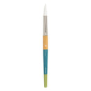 Princeton Snap! Series 9850 Art Brush Short Handle White Taklon Round