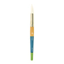 Princeton Snap! Series 9850 Art Brush Short Handle White Taklon Round