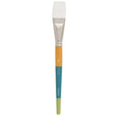 Princeton Snap! Series 9850 Art Brush Short Handle White Taklon Stroke